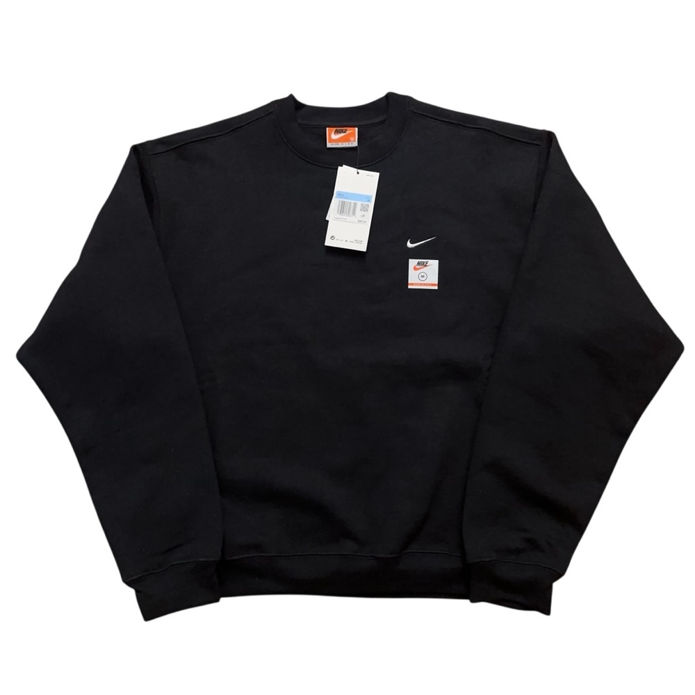 Nike Sweatshirt Mens Size M Pullover Crewneck Made In USA CQ4004 Black NEW